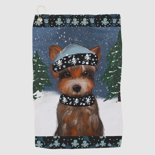 Toalla De Golf Yorkie        (Anverso)