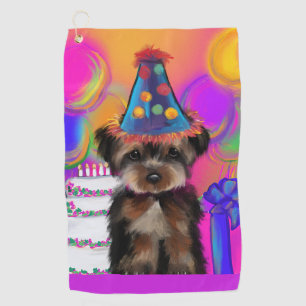 TOALLA DE GOLF YORKIE POO