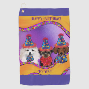 Toalla De Golf Yorkie Poo