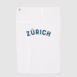 Toalla De Golf Zurich, Suiza Arco Vintage