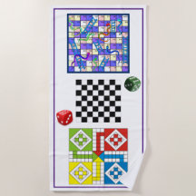 Toalla de haya - Diversión en la arena - Juegos de