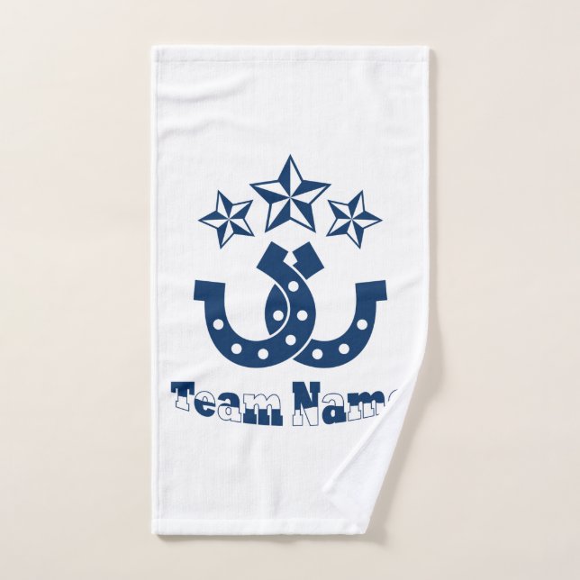 Toalla de herradura personalizada única personaliz (Toalla de mano)