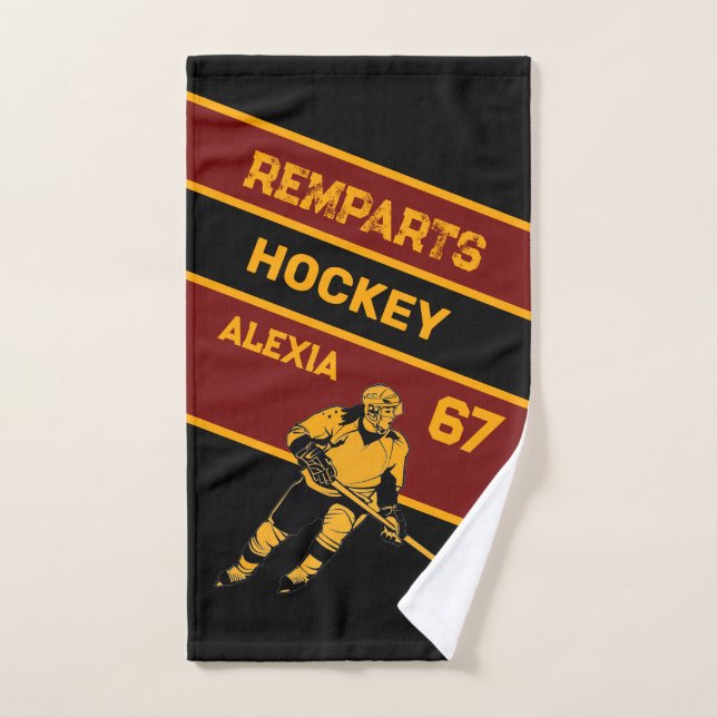 Toalla de hockey personalizada (Toalla de mano)