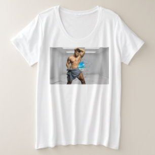 Toalla de hombre de SlipperyJoe rota pared de ladr