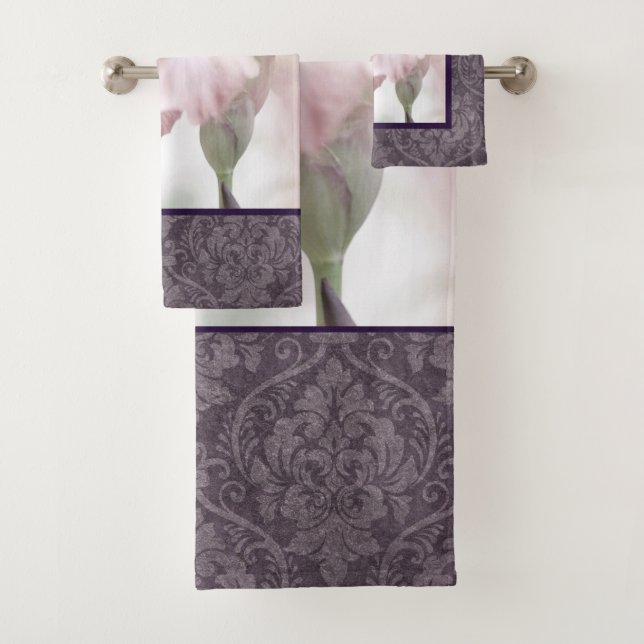 Toalla de Iris en pasteles con máscara de danga (In situ)