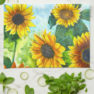 Toalla de jardín de girasoles | Decoración de coci