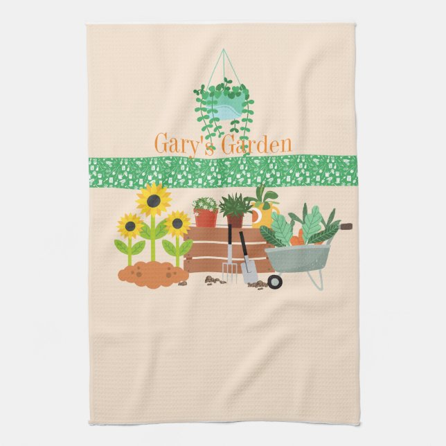 Toalla de jardinería de personalizable (Vertical)