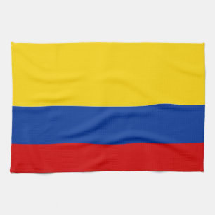 toalla de la bandera de país de Colombia