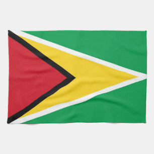 toalla de la bandera de país de Guyana