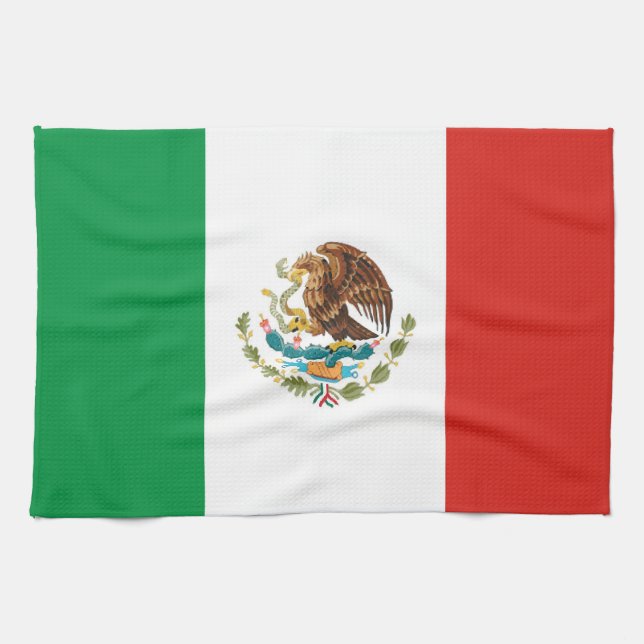 toalla de la bandera de país de México (Horizontal)