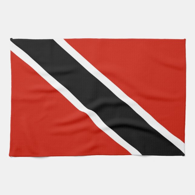 toalla de la bandera de país de Trinidad Trinidad (Horizontal)