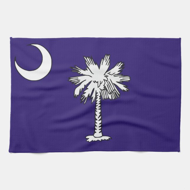 toalla de la bandera del estado de Carolina del (Horizontal)