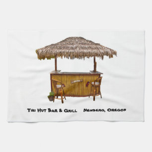 Toalla de la barra de la choza de Tiki