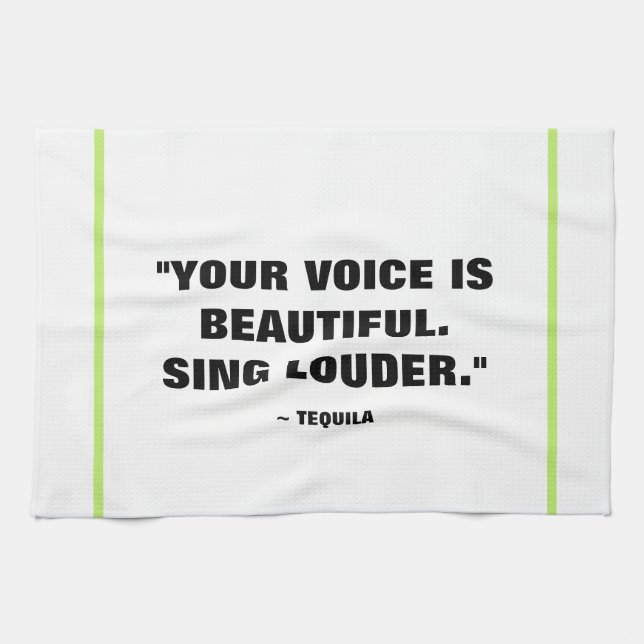 Toalla de la barra - Tequila (Horizontal)