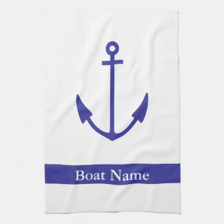 Toalla de la galera del barco del ancla