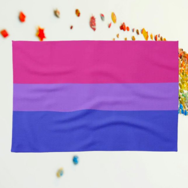 Toalla de la Igualdad del Orgullo Bi (Subido por el creador)