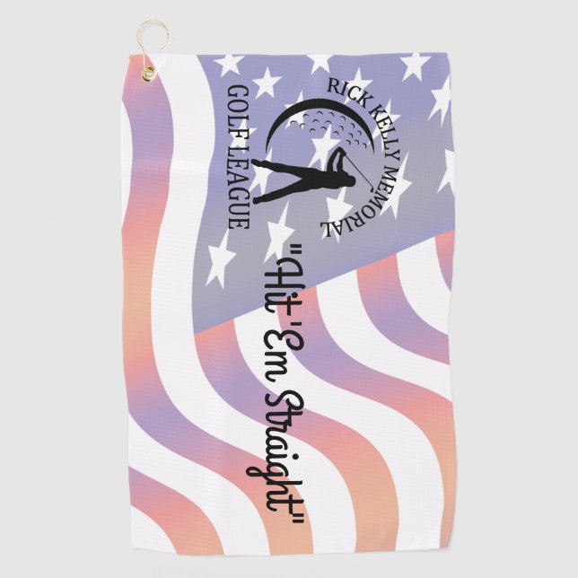 Toalla de la Liga de Golf Rick Kelly (Anverso)