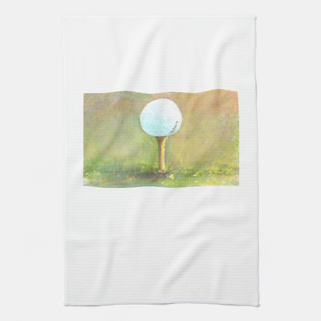 Toalla de la pelota de golf (Vertical)