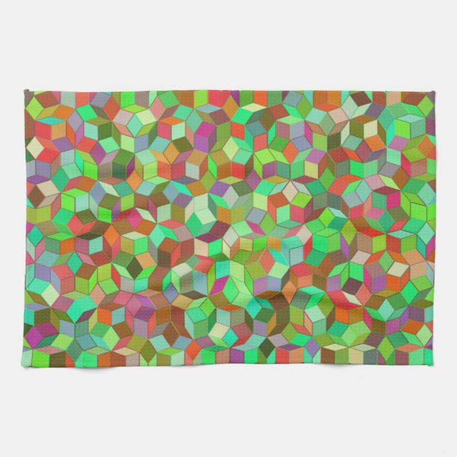 Toalla de la teja de Penrose (Horizontal)