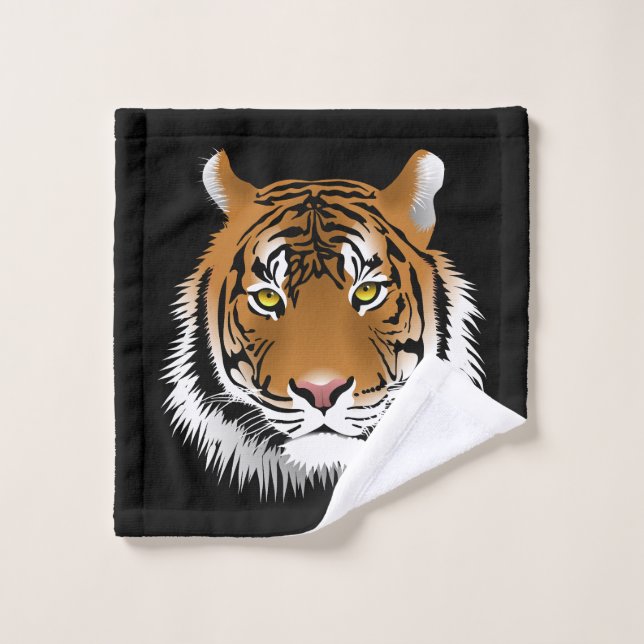 Toalla de lavado de cara de tigre (Toallita)