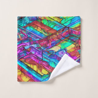 Toalla de lavado de colores arcoíris