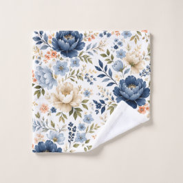 Toalla de lavado de elegancia floral intemporal Mi