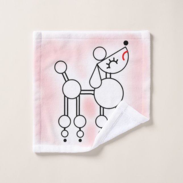 Toalla de lavado de fideos de juguete blanco (Toallita)