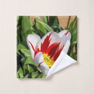 Toalla de lavado de tulipán