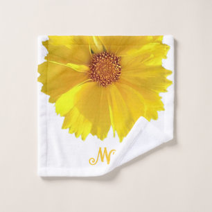 Toalla de lavado personalizada de 'Wildflowers'