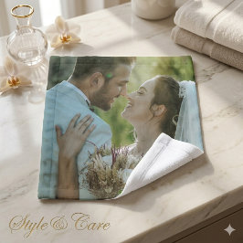Toalla de lavado suave de imagen personalizada