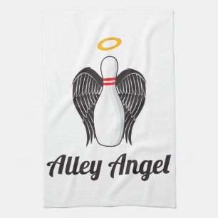 Toalla de los bolos del ángel del callejón