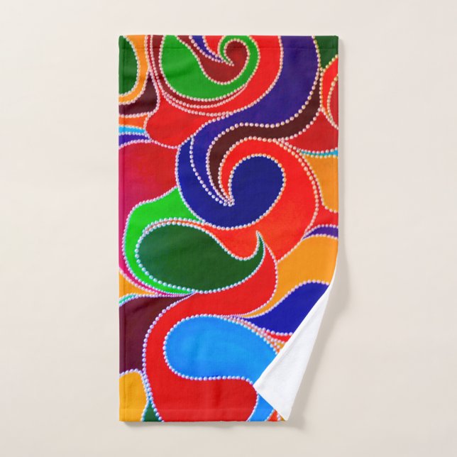 Toalla de mano arcoíris para aborígenes australian (Toalla de mano)
