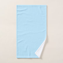 Toalla de mano azul claro