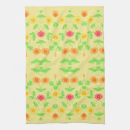 Toalla De Mano Con Amarillo Claro