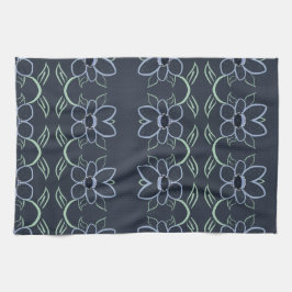 Toalla De Mano Con Azul Naval