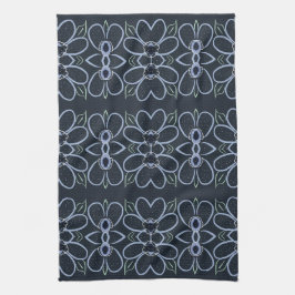Toalla De Mano Con Azul Naval