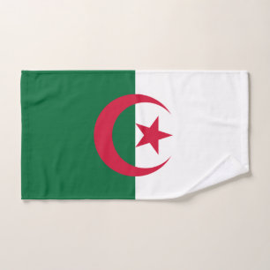 Toalla de mano con bandera de Argelia