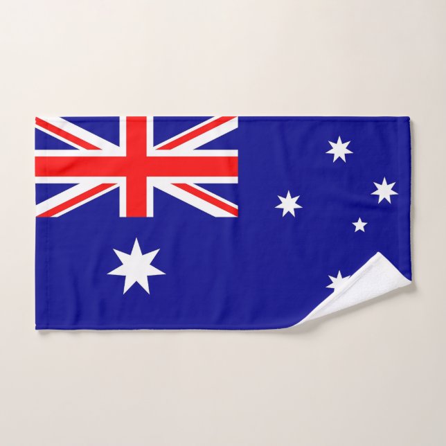 Toalla de mano con bandera de Australia (Toalla de mano)