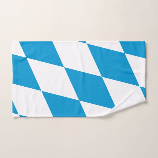 Toalla de mano con bandera de Baviera, Alemania (Toalla de mano)