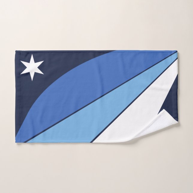 Toalla de mano con bandera de Columbia, SC (Toalla de mano)