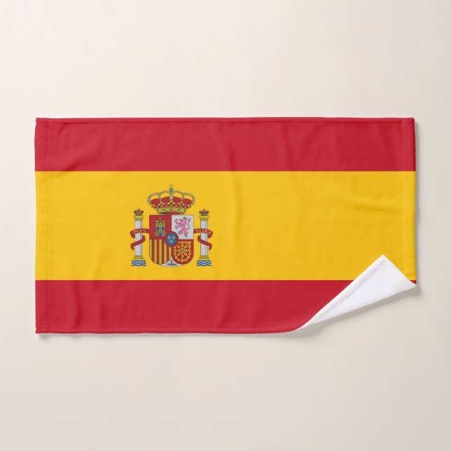Toalla de mano con bandera de España (Toalla de mano)