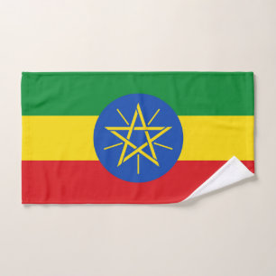 Toalla de mano con bandera de Etiopía