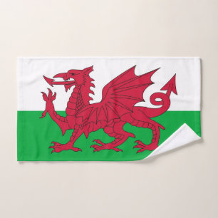 Toalla de mano con bandera de Gales, Reino Unido