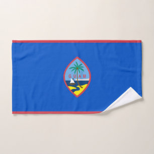 Toalla de mano con bandera de Guam, Estados Unidos