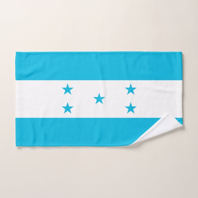 Toalla de mano con bandera de Honduras (Toalla de mano)