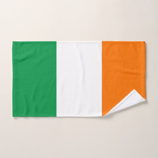 Toalla de mano con bandera de Irlanda (Toalla de mano)