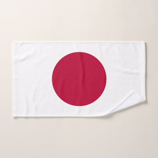 Toalla de mano con bandera de Japón (Toalla de mano)