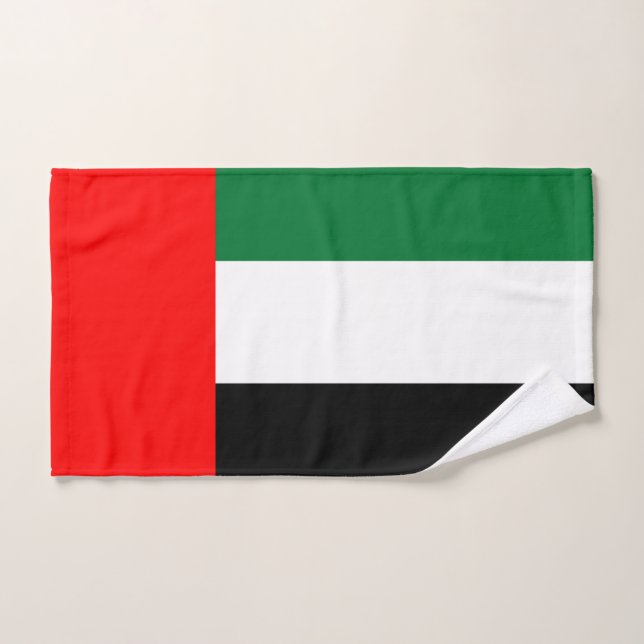 Toalla de mano con bandera de los Emiratos Árabes  (Toalla de mano)