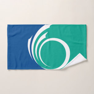 Toalla de mano con bandera de Ottawa, Canadá