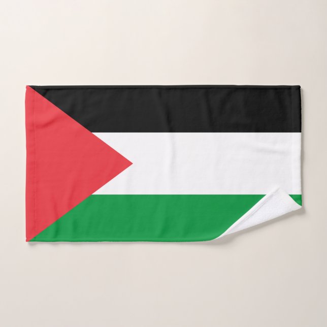 Toalla de mano con bandera de Palestina (Toalla de mano)